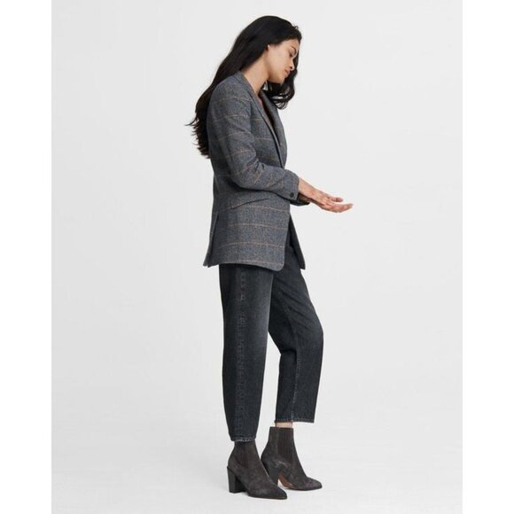 NWT Rag & Bone Wool Blazer Annie Plaid Gray Check Sz S Academia Boardroom $650 - Picture 2 of 16